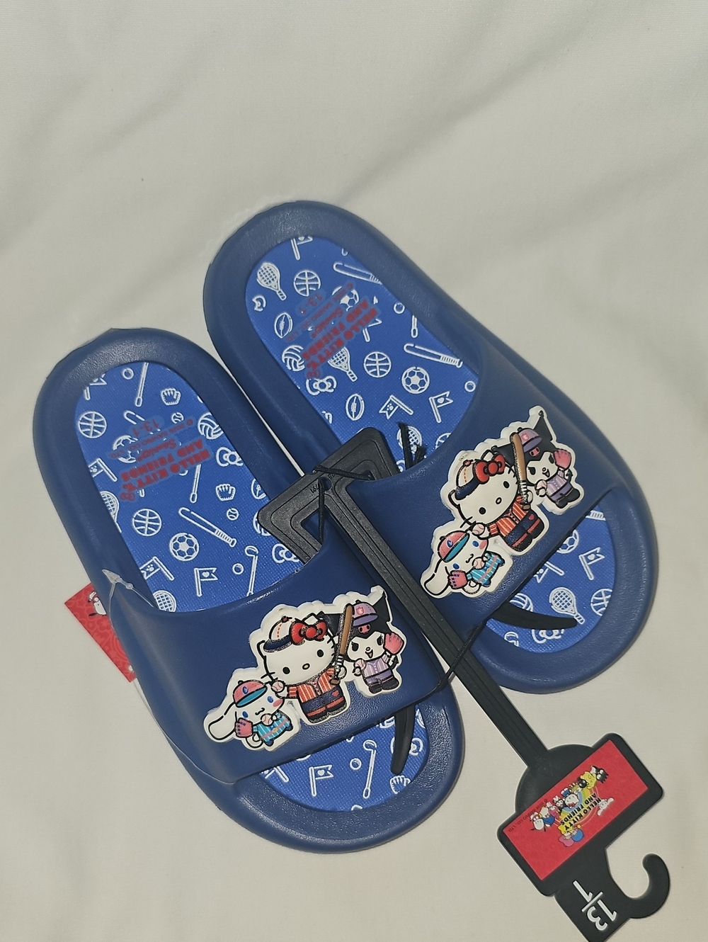 Hello Kitty® and Friends by Sanrio® Kids Size 13/1 Sandals Slides Blue New
